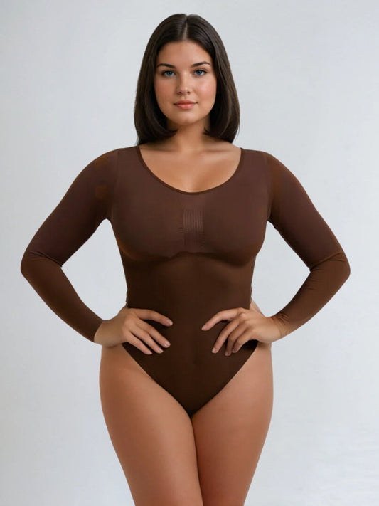 Longsleeve Bodysuit met Slanke Slip