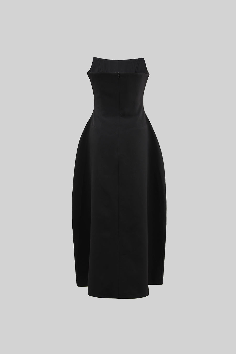 Sleeveless Fitted Dress With Diamond Embellishments - Black