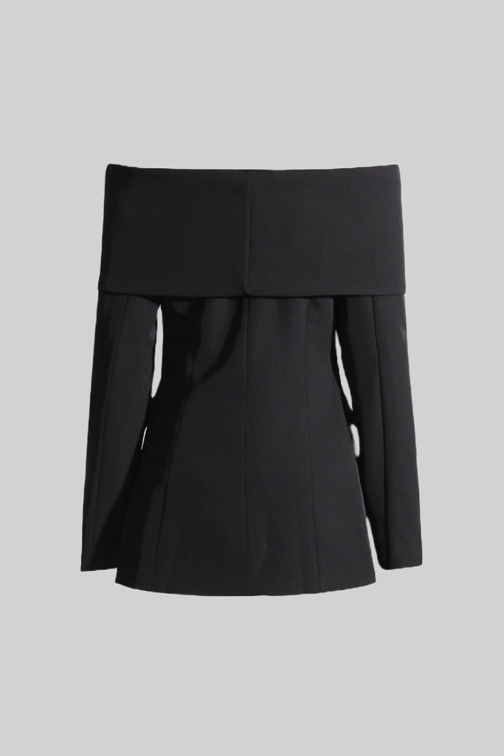 Cut Out Shoulder Jacket - Black