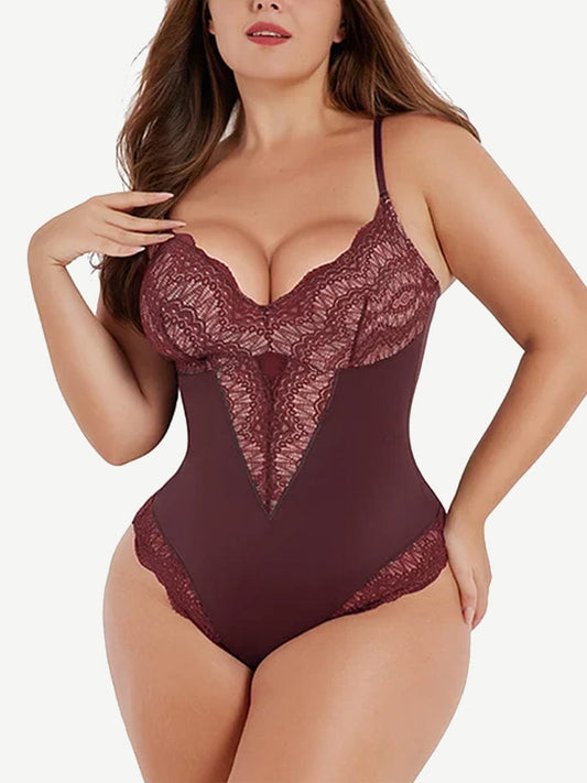 Lace V-Hals Bodysuit