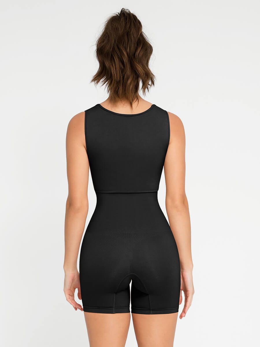 Vierkante Hals Bodysuit