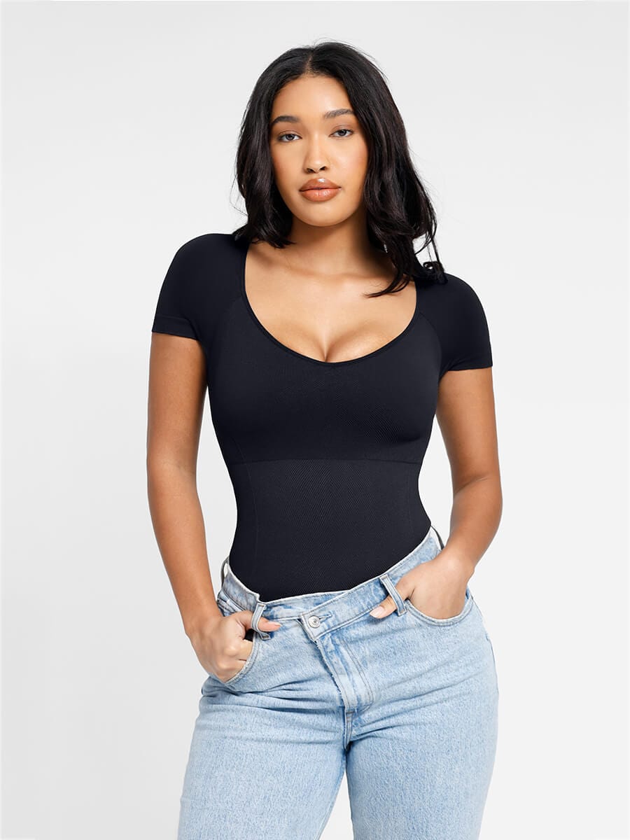 Ronde Nek Bodysuit