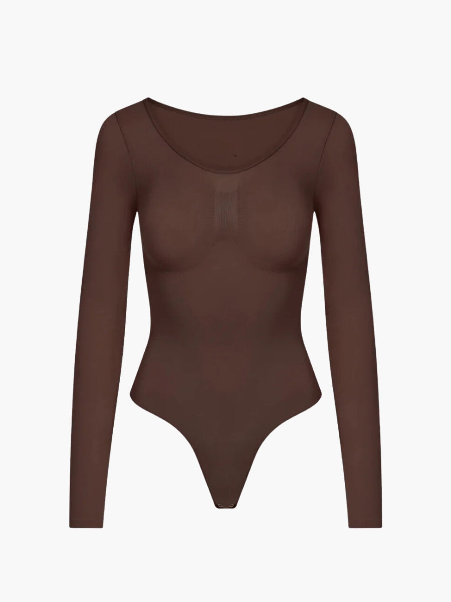 Longsleeve Bodysuit met String