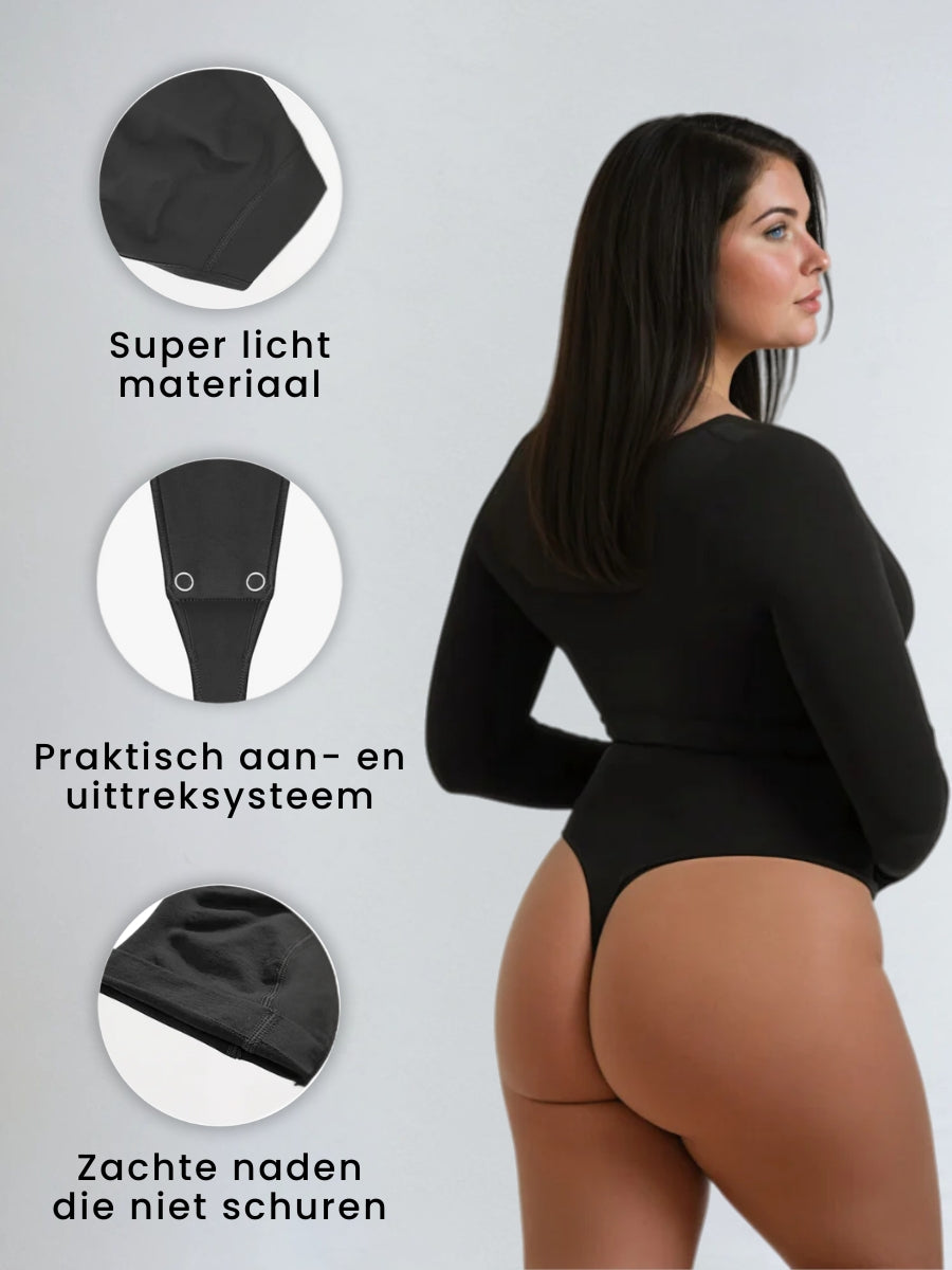 Longsleeve bodysuit mødte streng