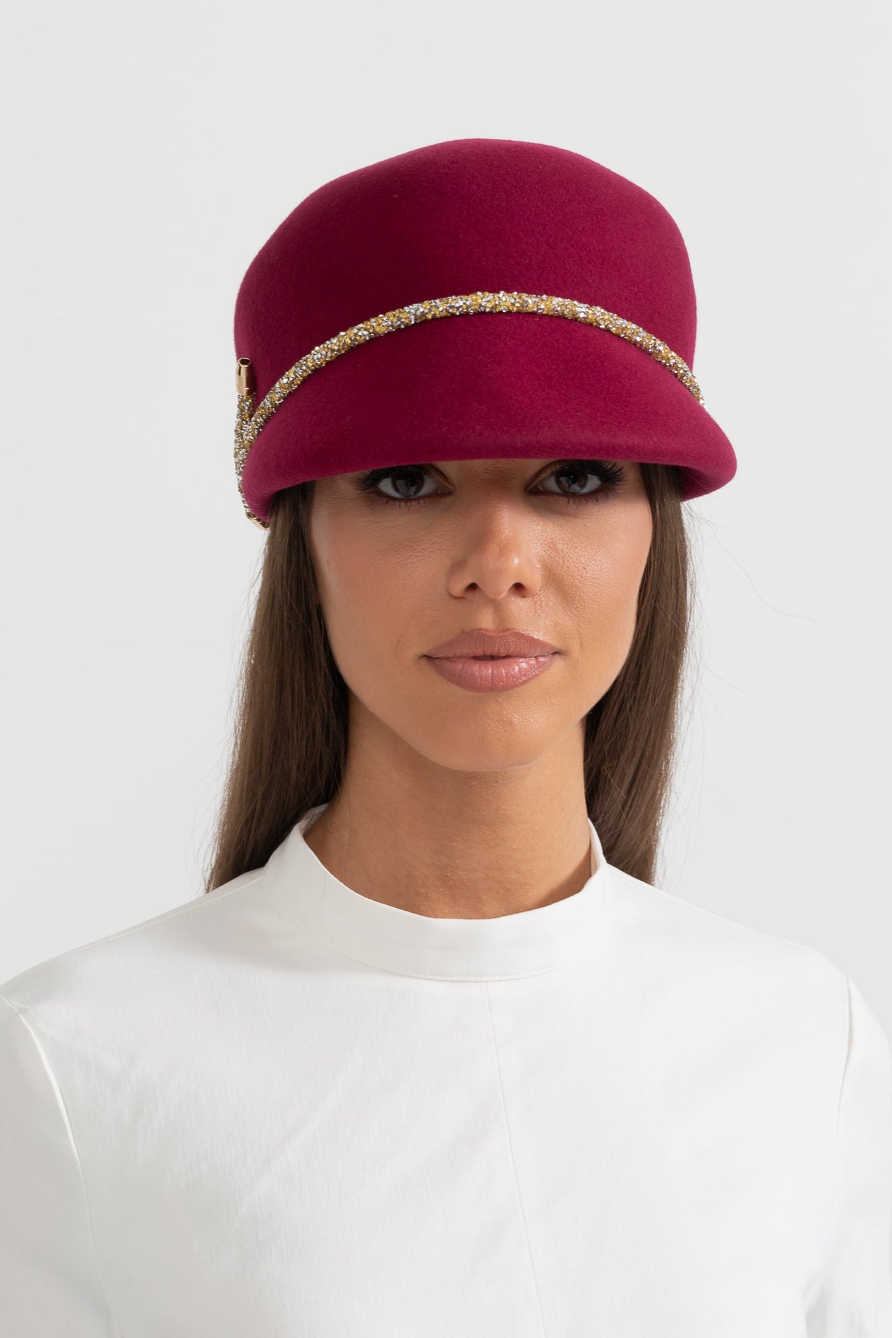 Ariana | Short Brim Hat With Elegant Detail