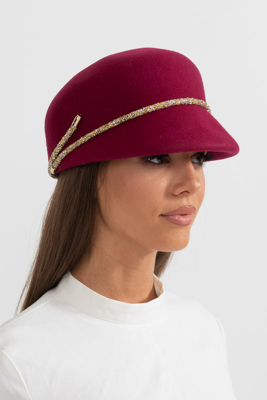 Ariana | Short Brim Hat With Elegant Detail