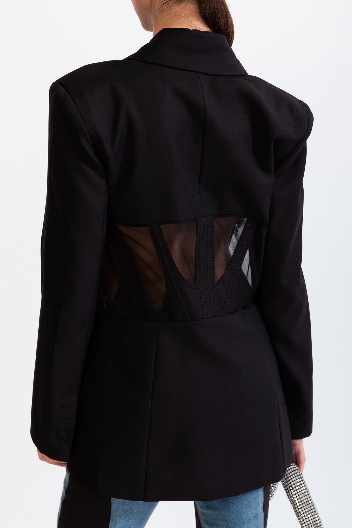 Corset Blazer - Black