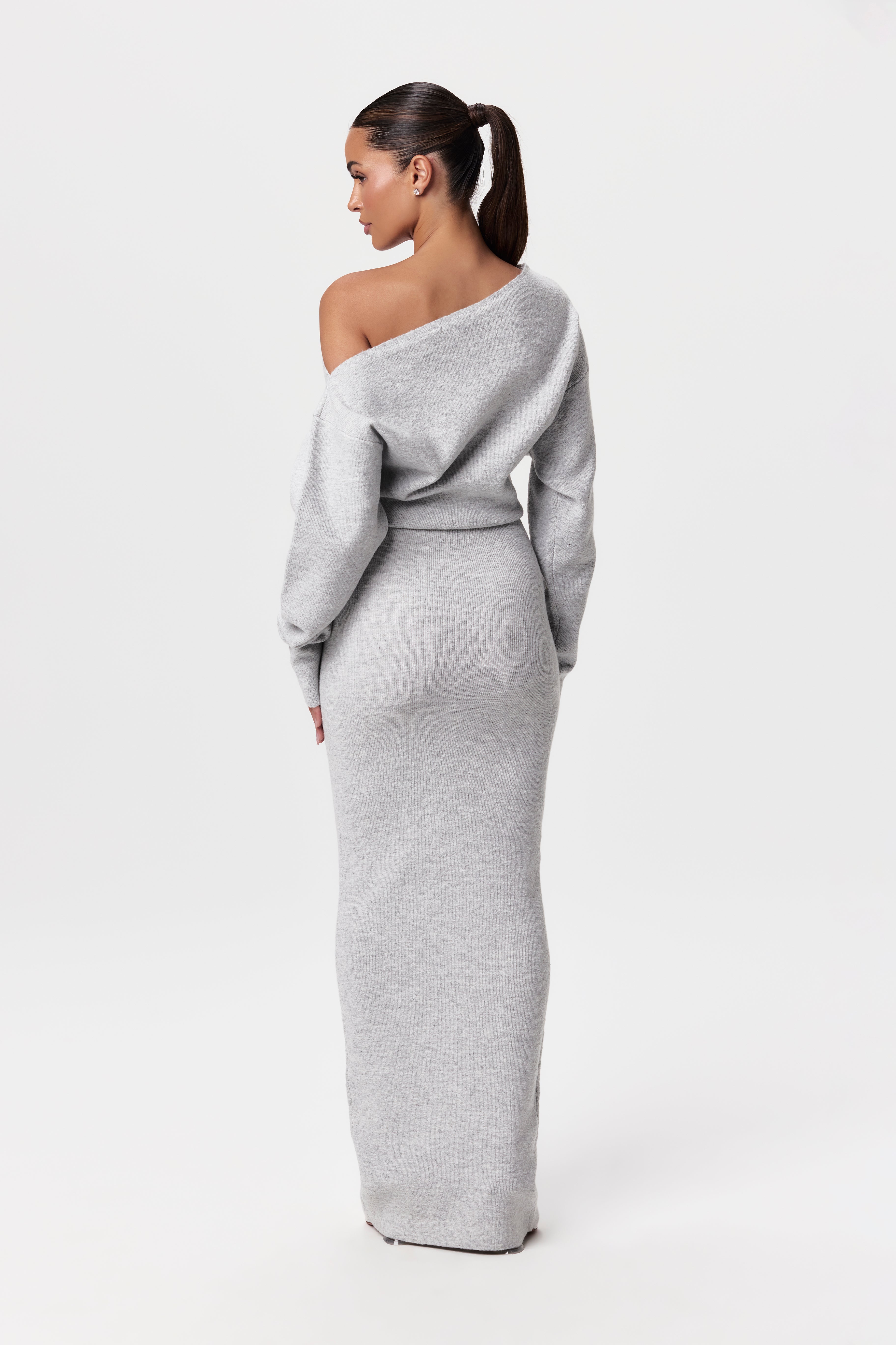 Annabelle | Off-Shoulder Sweater Dress