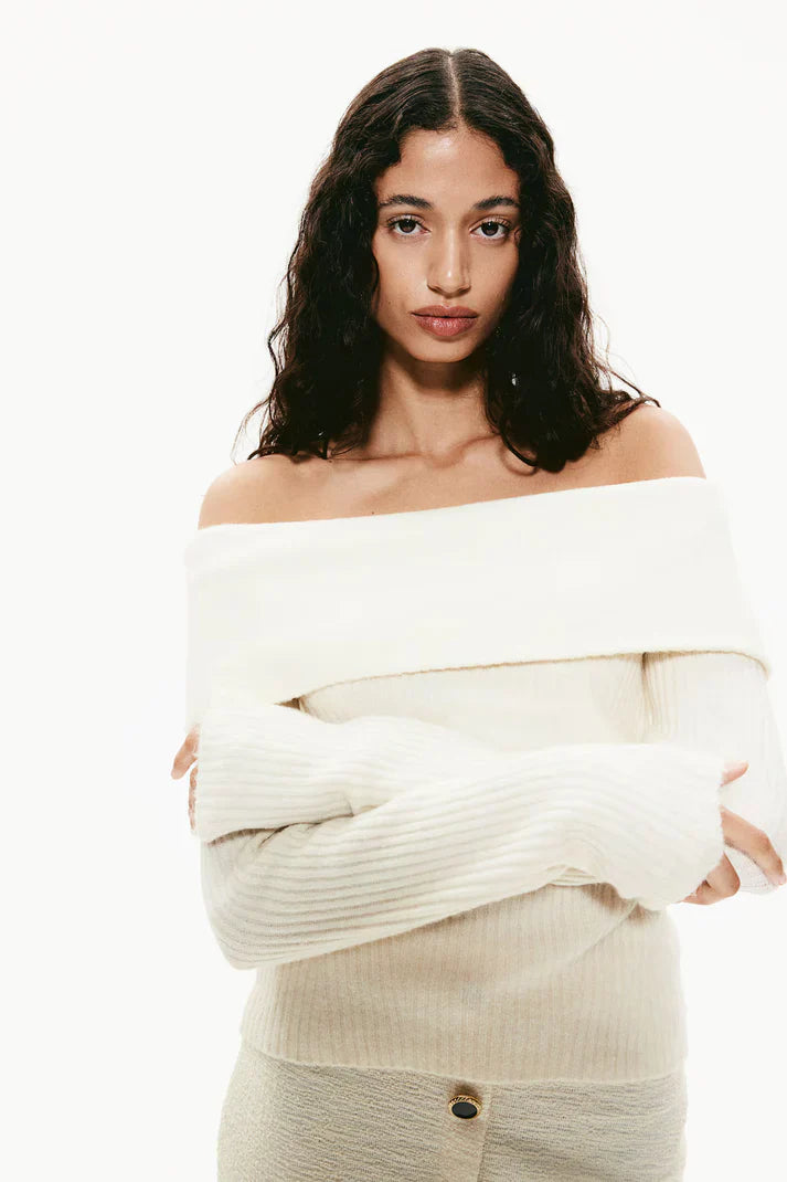 Sila | Off-Shoulder Strickpullover