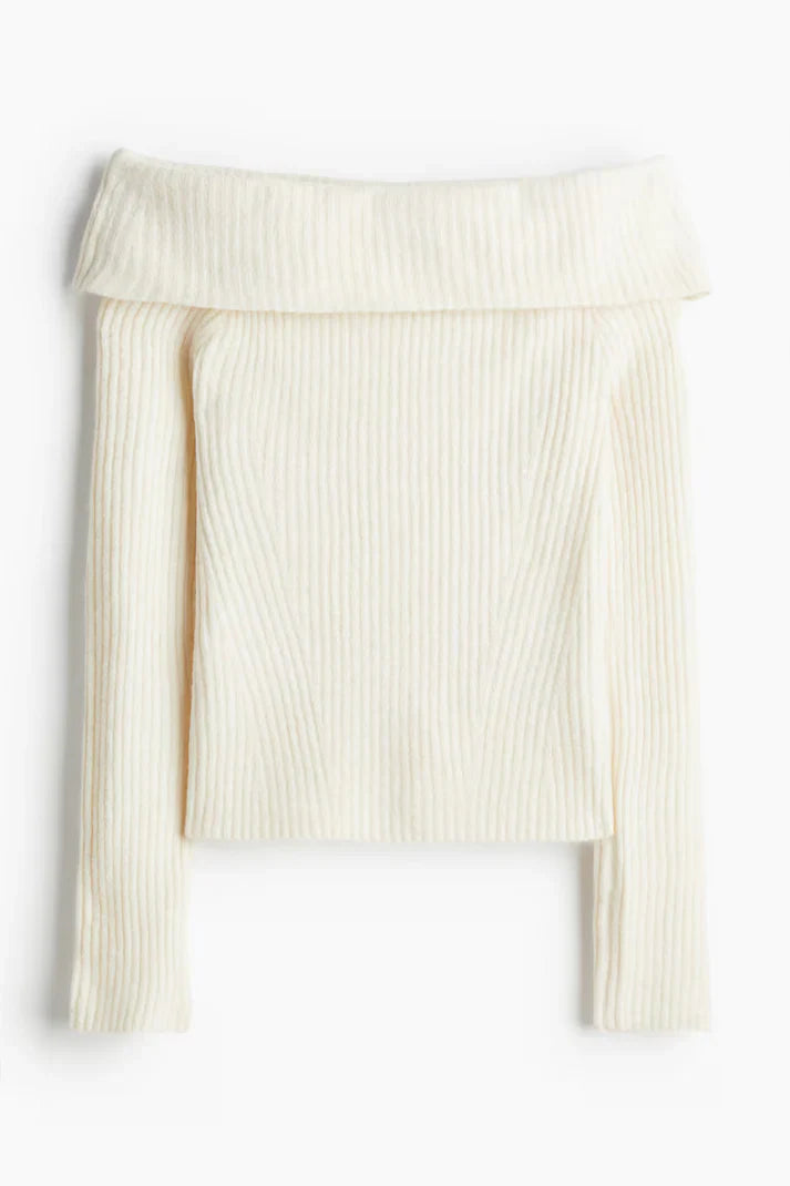 Sila | Off-Shoulder Strickpullover