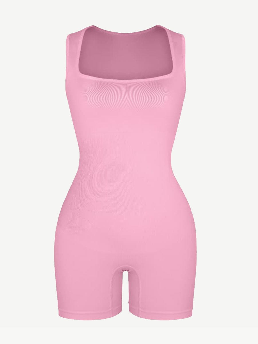 Vierkante Hals Bodysuit