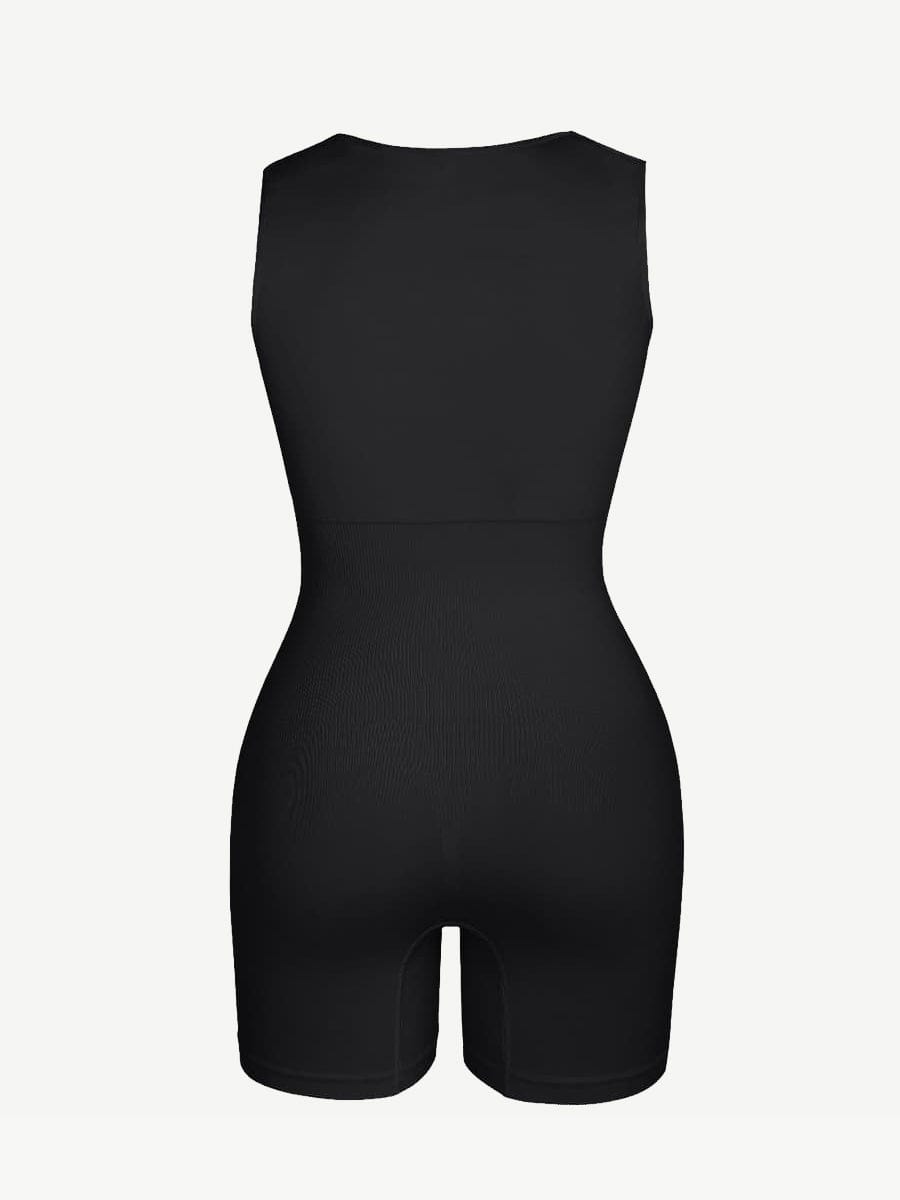 Vierkante Hals Bodysuit