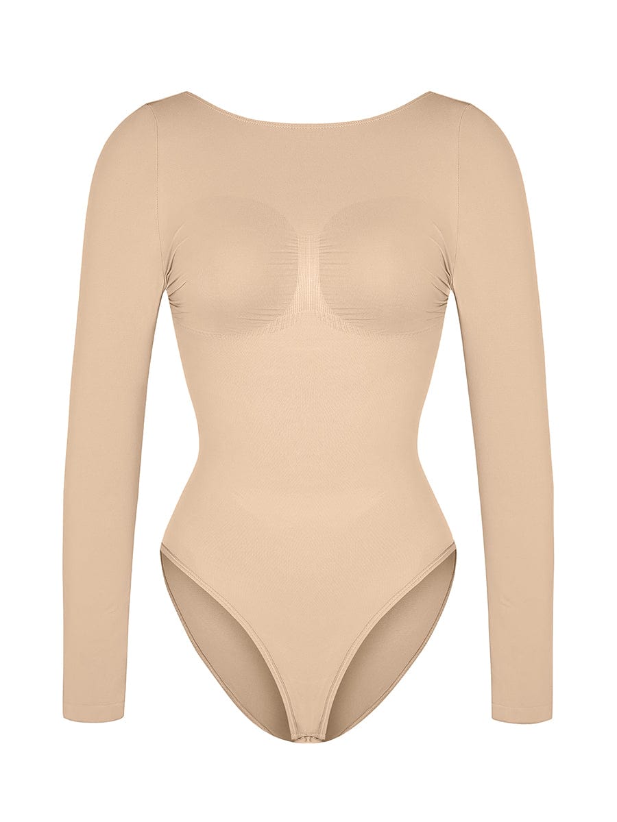 Long Sleeve Thong Bodysuit