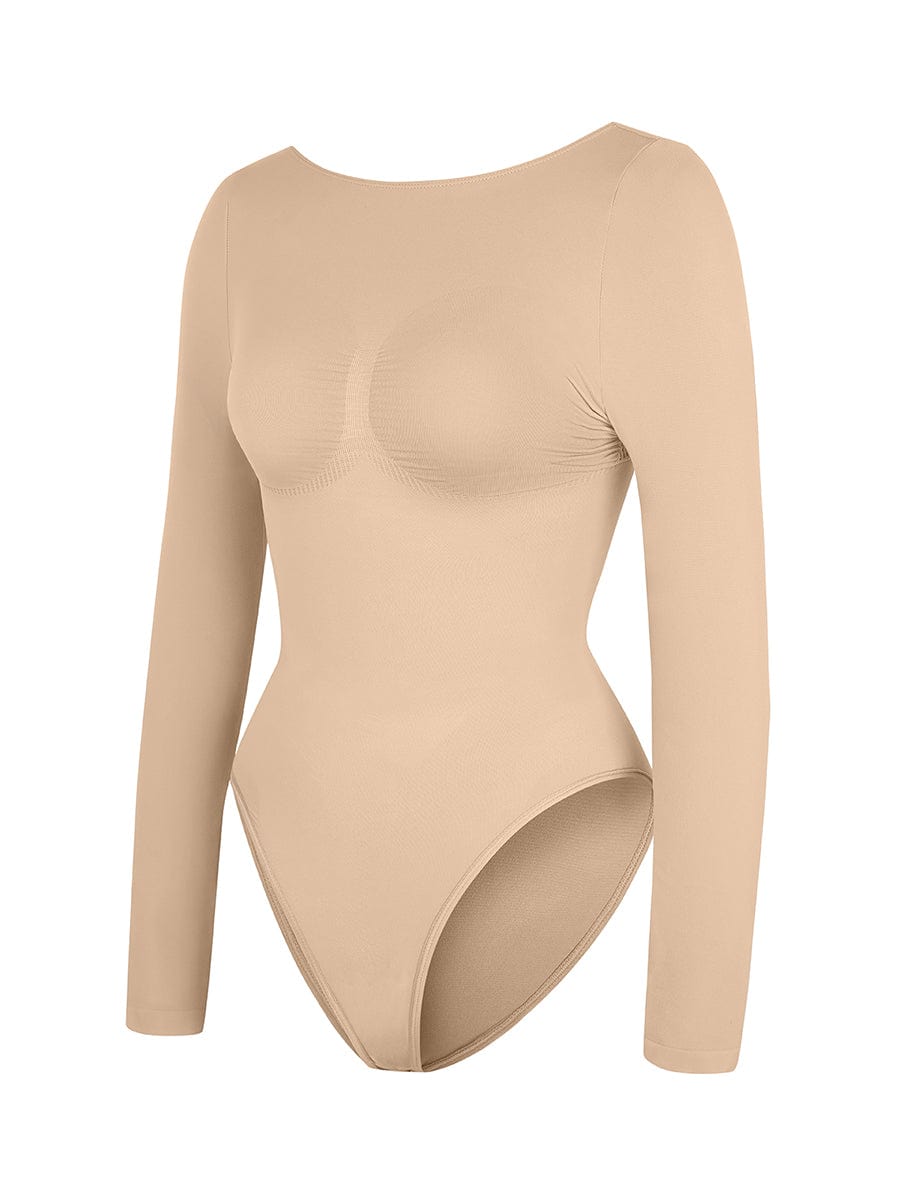 Long Sleeve Thong Bodysuit