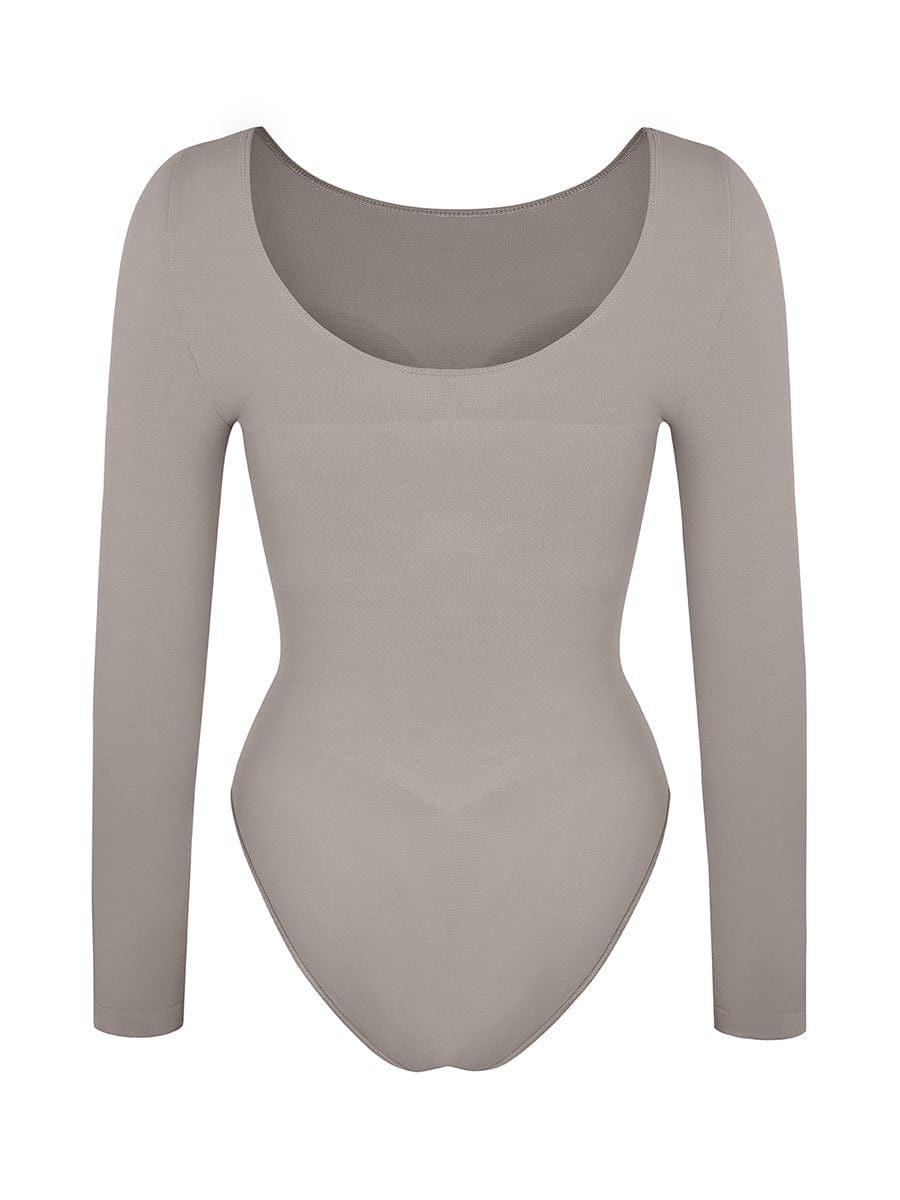 Long Sleeve Thong Bodysuit