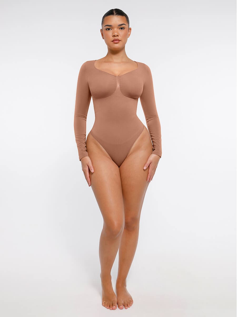 Langærmet bodysuit