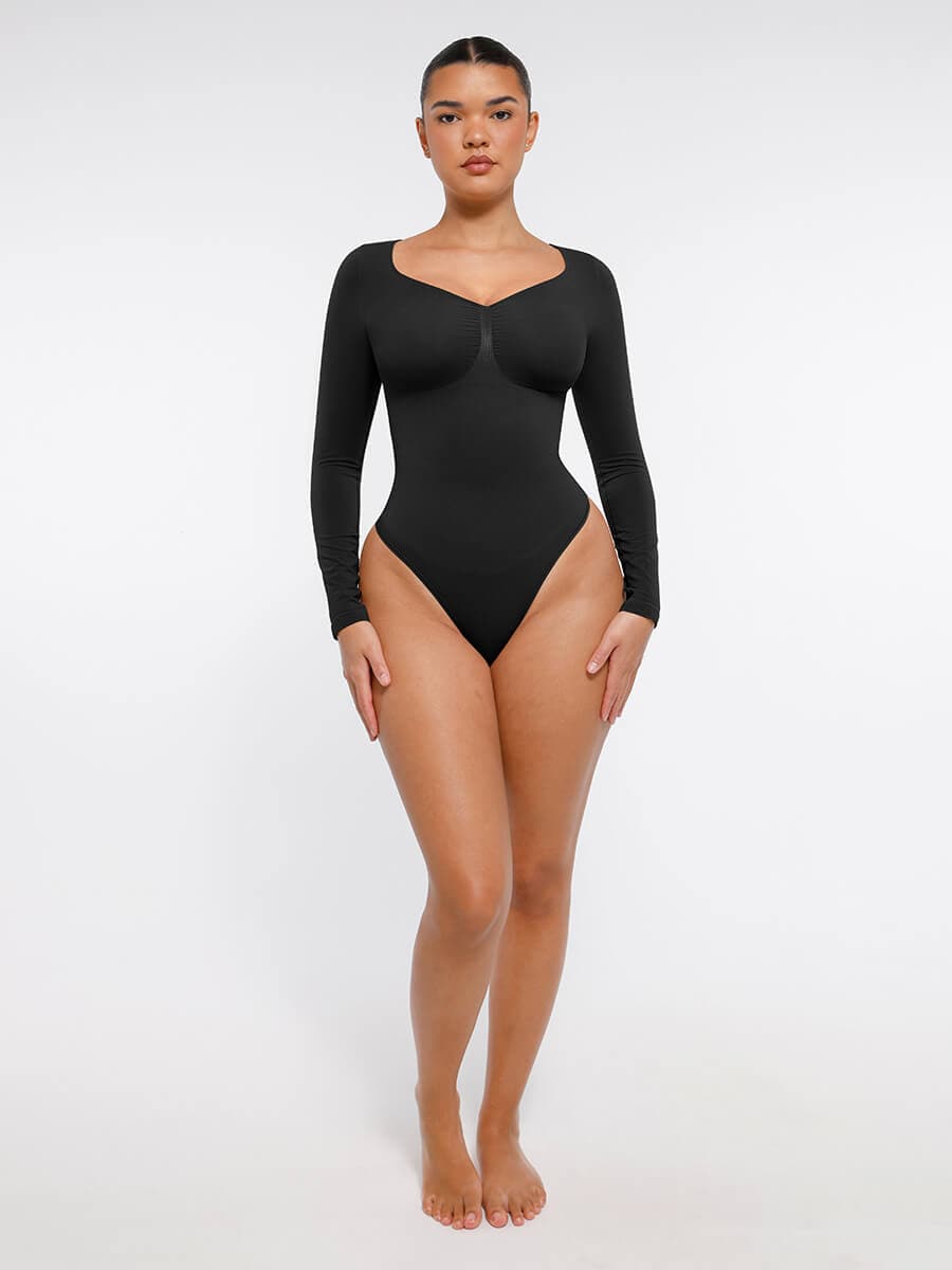 Langærmet bodysuit