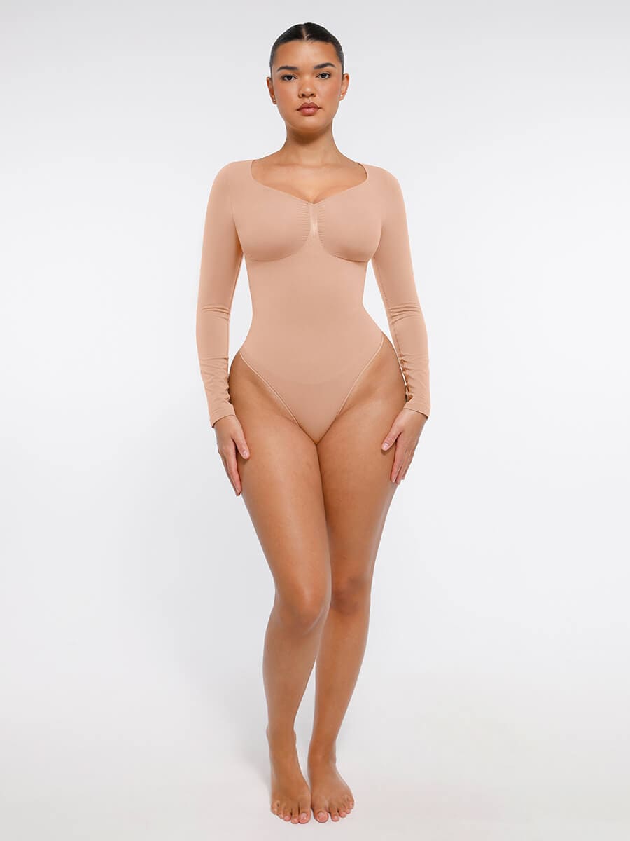 Langærmet bodysuit