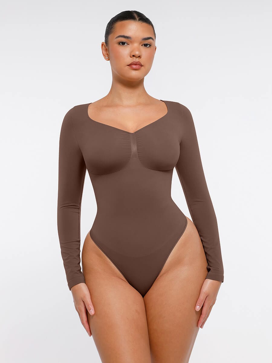 Langærmet bodysuit