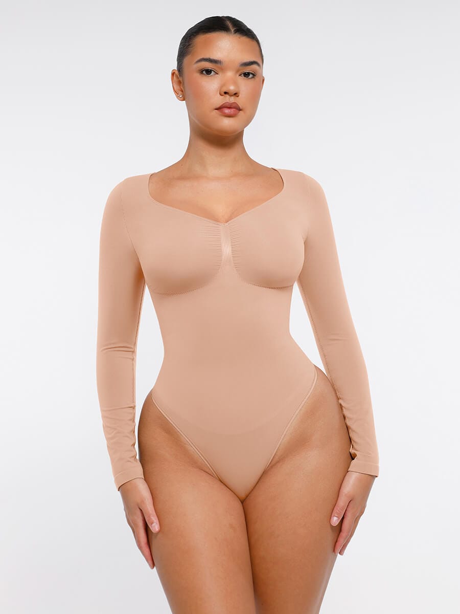 Langærmet bodysuit