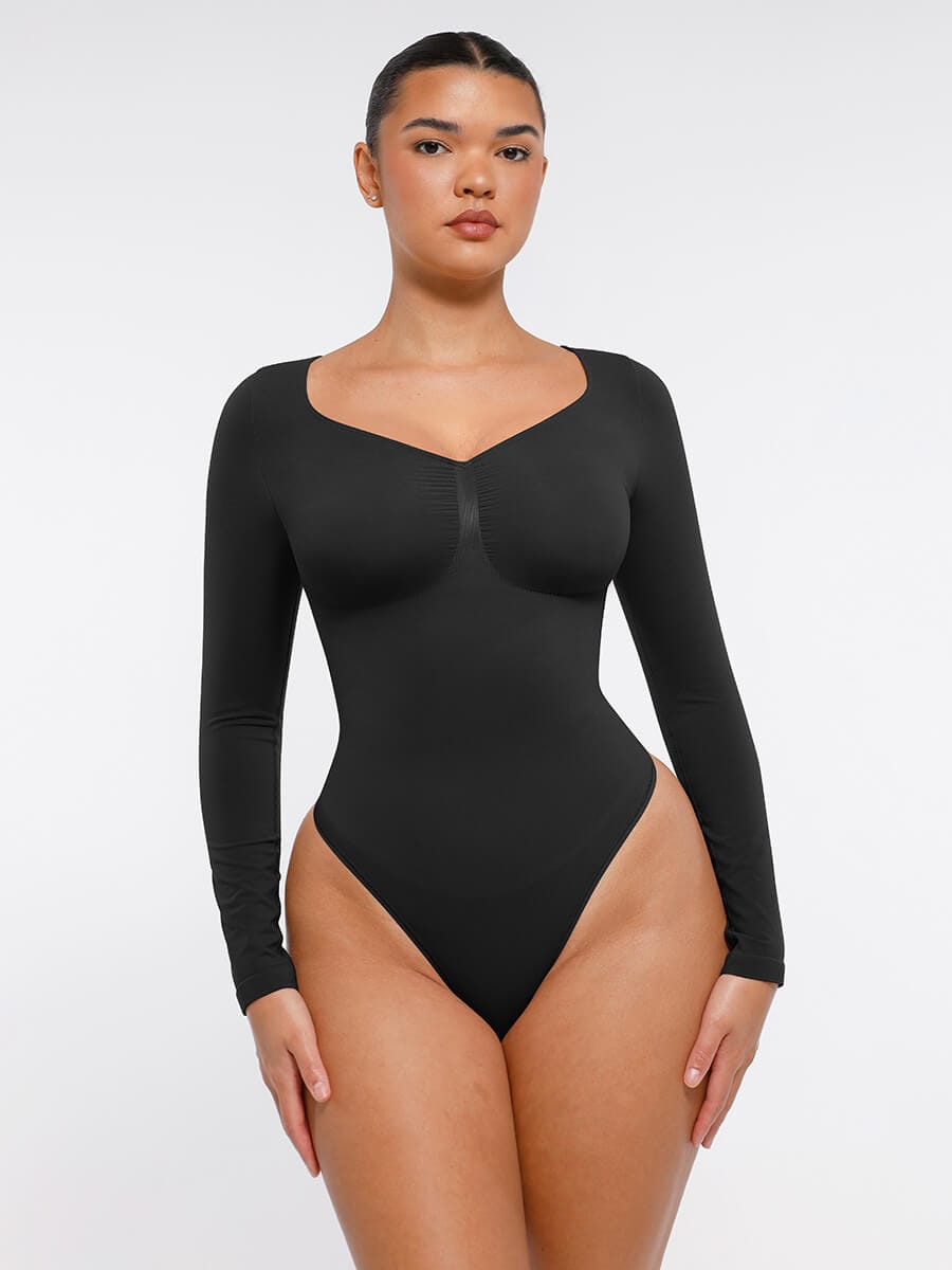 Langærmet bodysuit