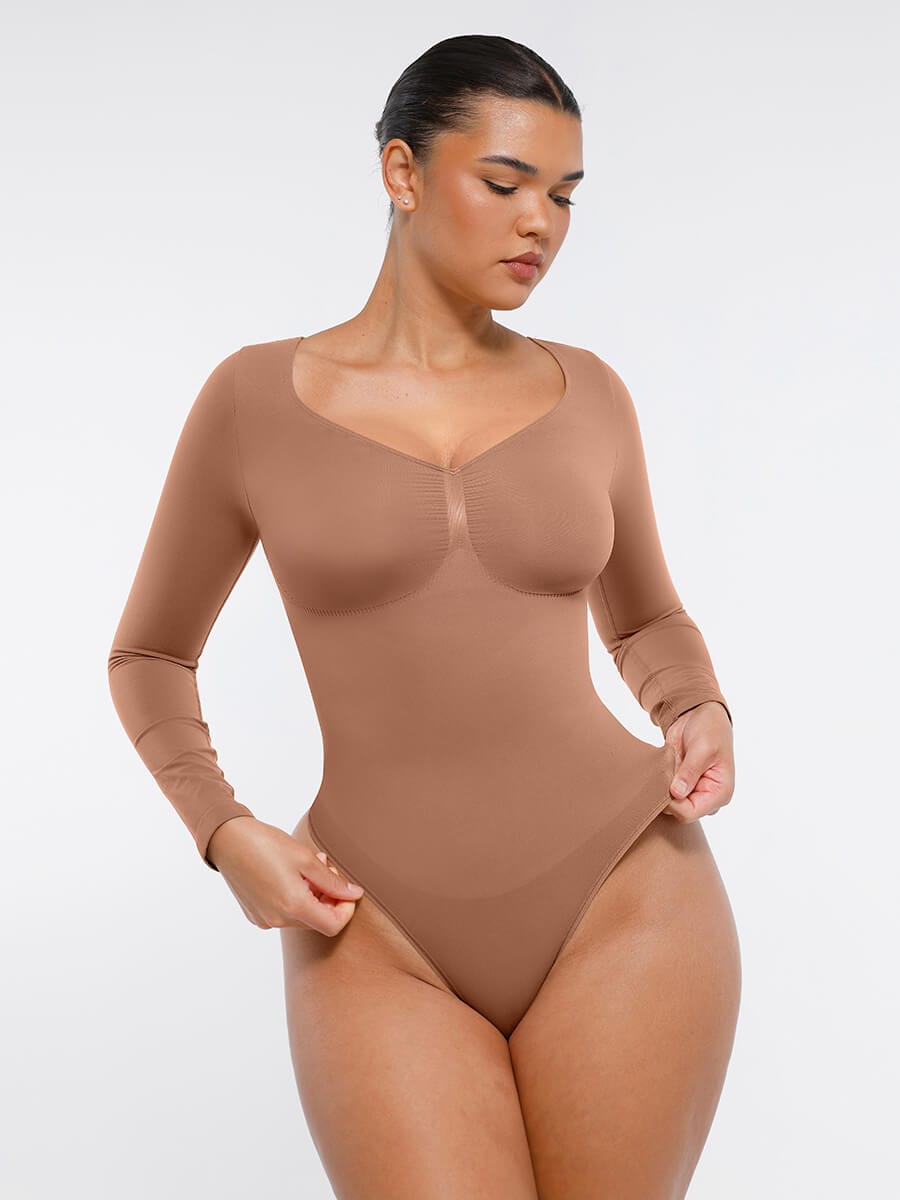 Langærmet bodysuit