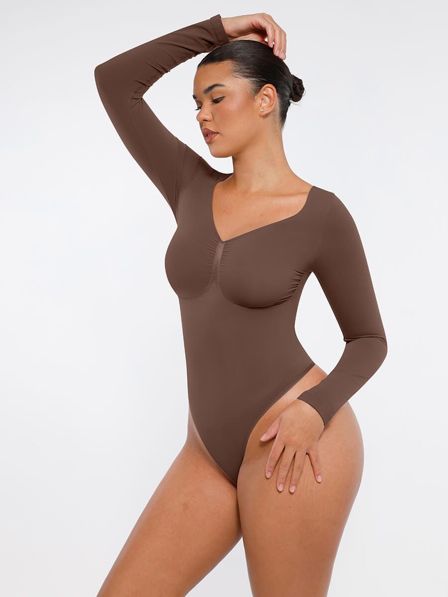 Langærmet bodysuit