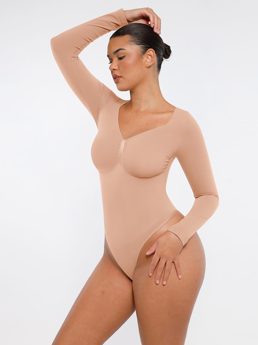 Langærmet bodysuit