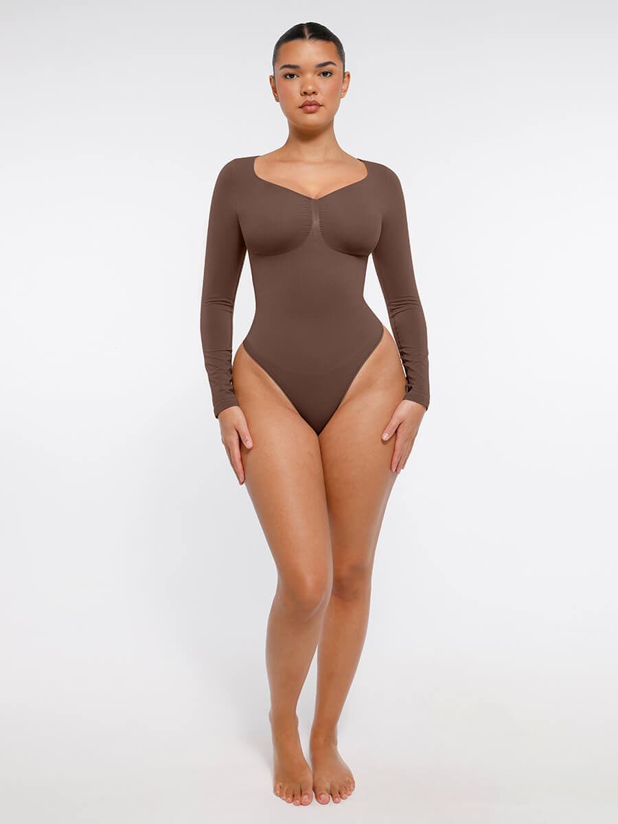 Langærmet bodysuit