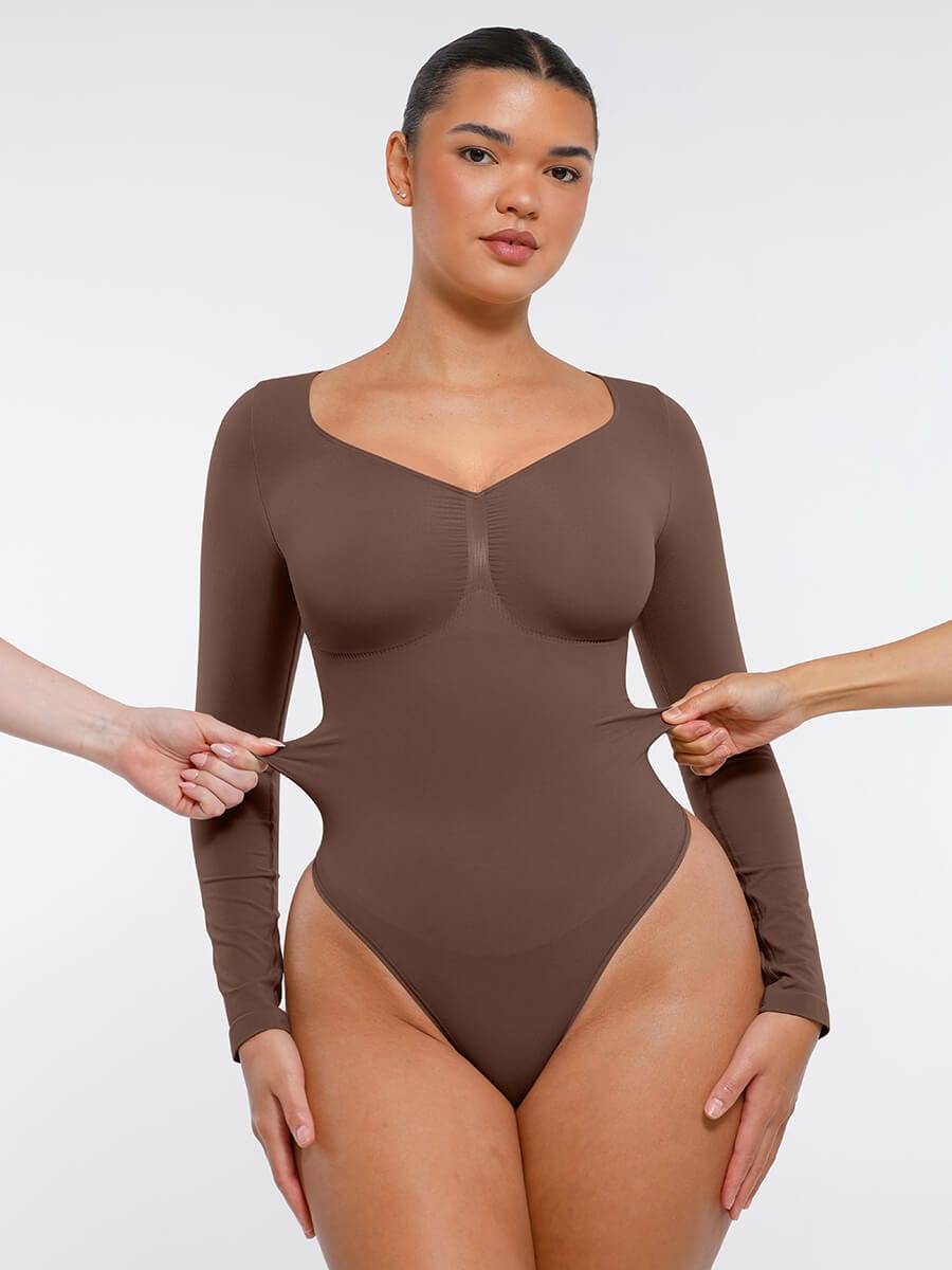 Langærmet bodysuit