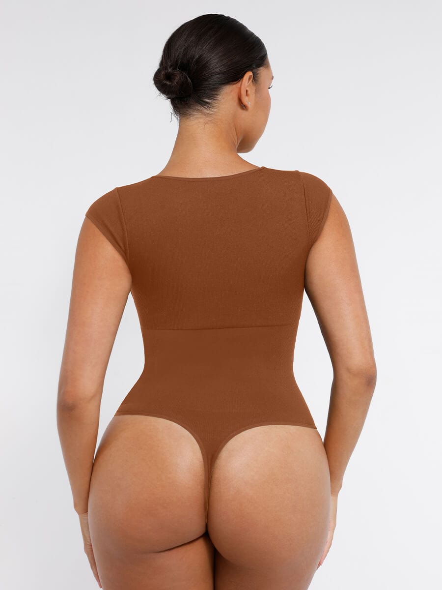 Deep V String Bodysuit