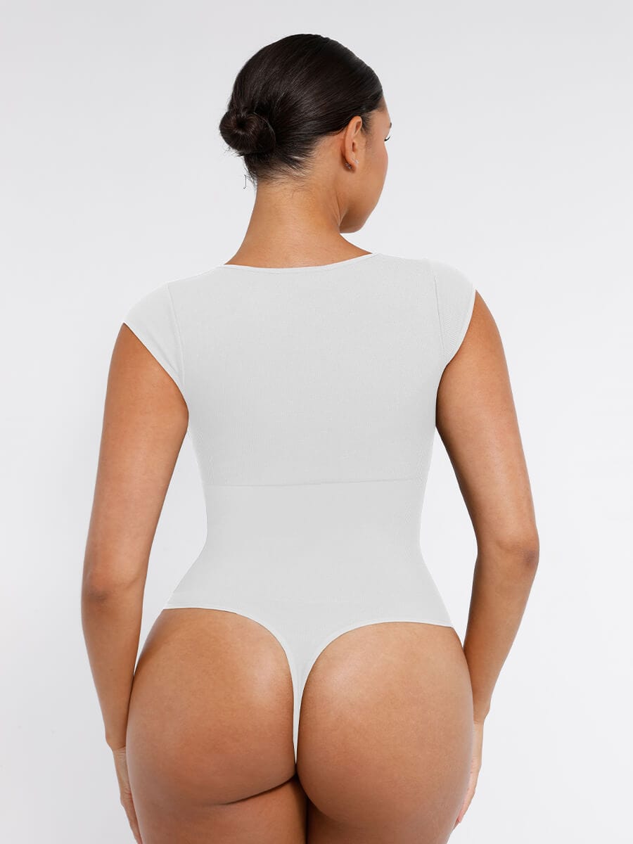 Deep V String Bodysuit