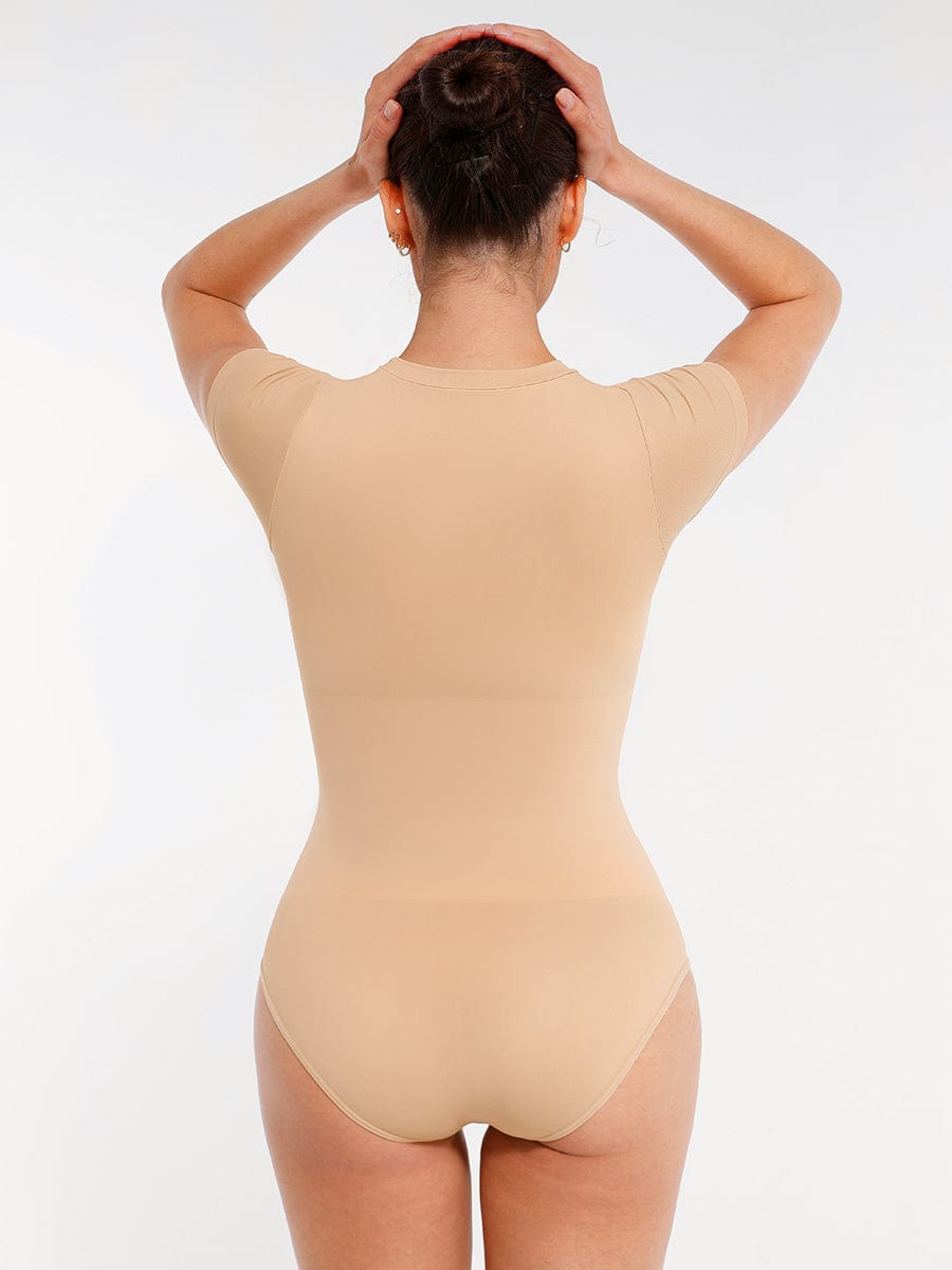 Kortærmet hofte bodysuit