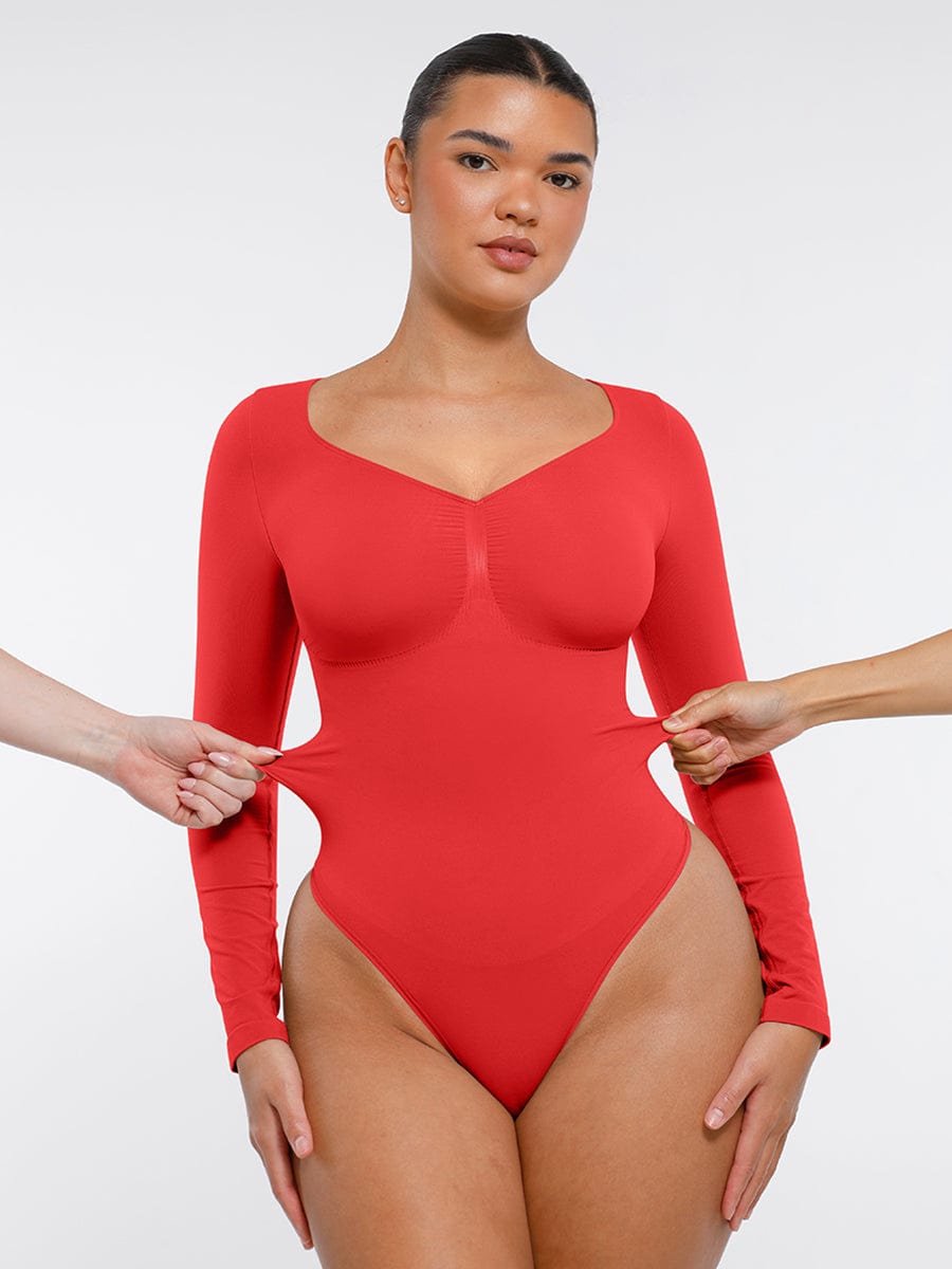 Langærmet bodysuit