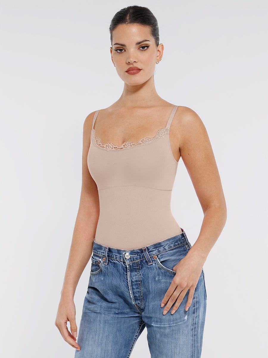 Lace Cami String Bodysuit