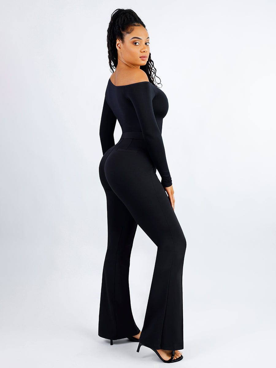 One Shoulder Sleeve Bodysuit