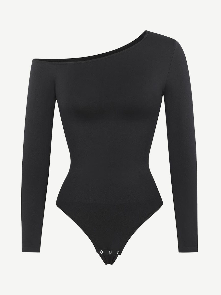 One Shoulder Sleeve Bodysuit