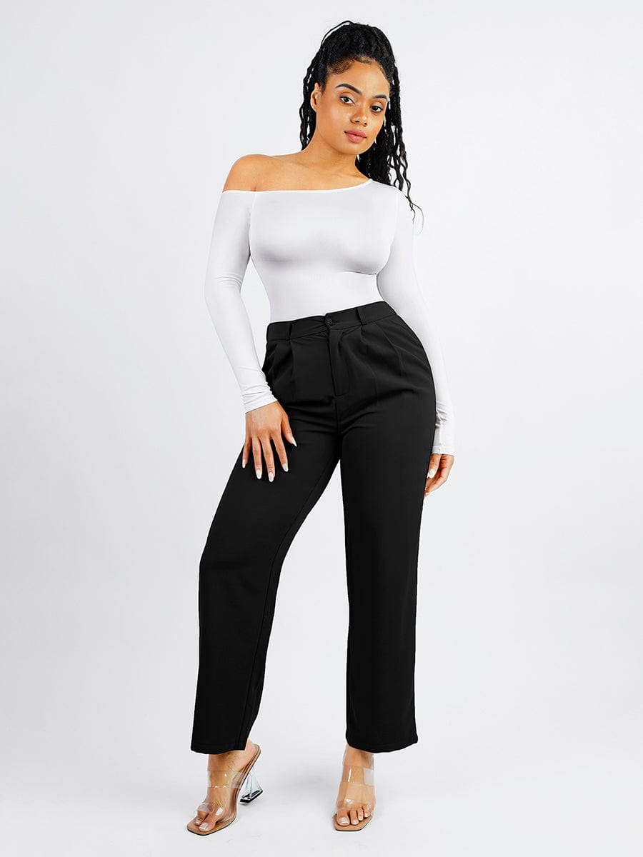 One Shoulder Sleeve Bodysuit