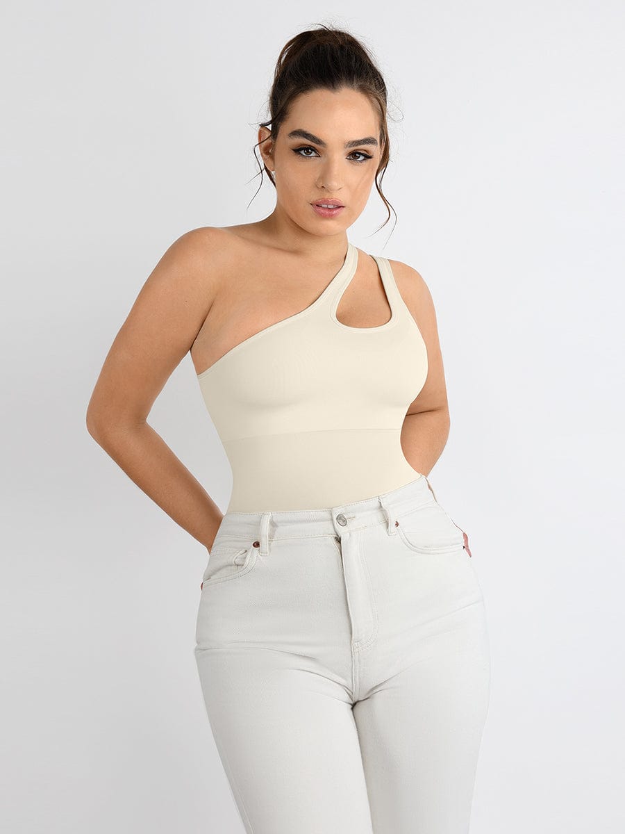 One Shoulder Sculpt Bodysuit