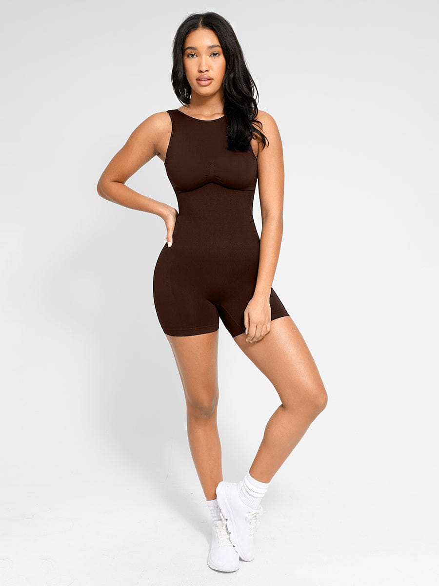 Ronde Nek U-Back Bodysuit