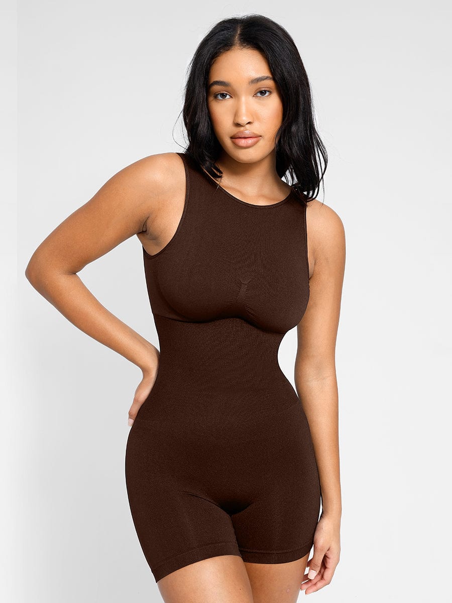 Ronde Nek U-Back Bodysuit