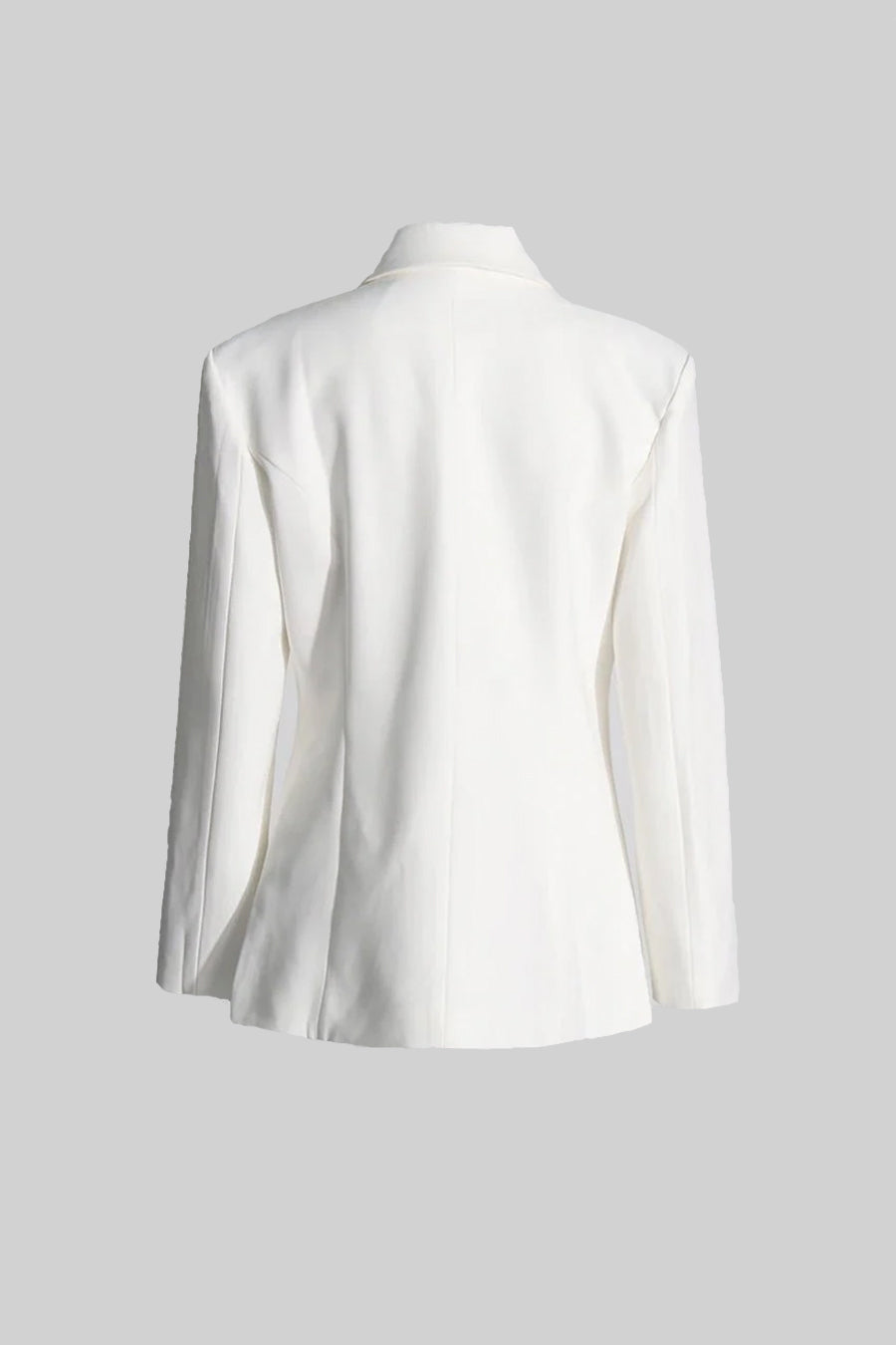 Stellar Double-Breasted Blazer - White